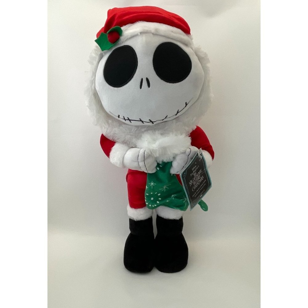 NWT Disney Nightmare Before Christmas JACK SKELLINGTON Holiday Greeter 22" READ